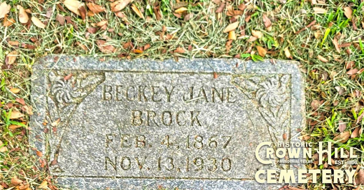 Brock, Becky Jane