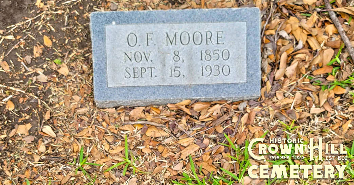 Moore, O.F. Oscar Fielding