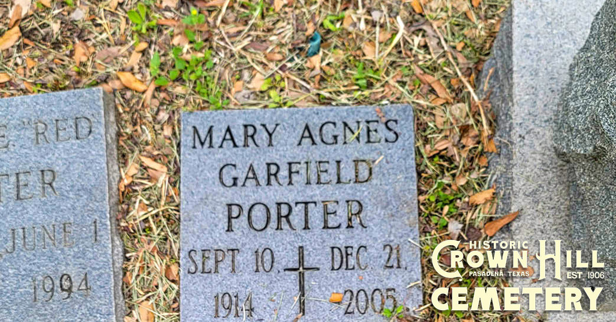 Porter, Mary Agnes Garfield