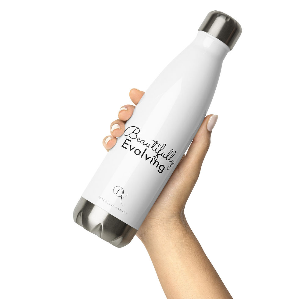 Thumbnail: "Beautifully Evolving" Stainless steel water bottle