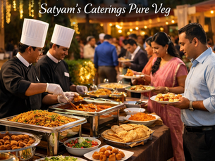 Pure Vegetarian Catering Service in Tellapur – Make Every Event Special with Satyam’s Caterings – Pure Veg