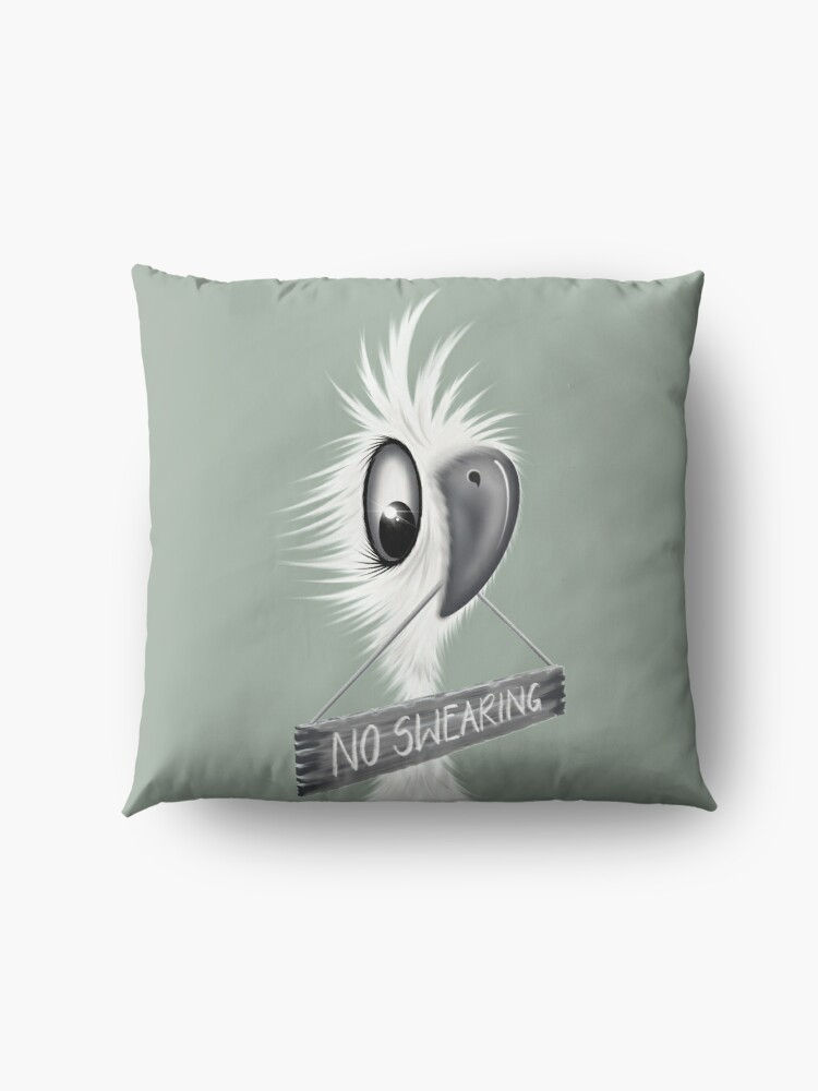 Thumbnail: "Mind Your Language!" Throw Pillow