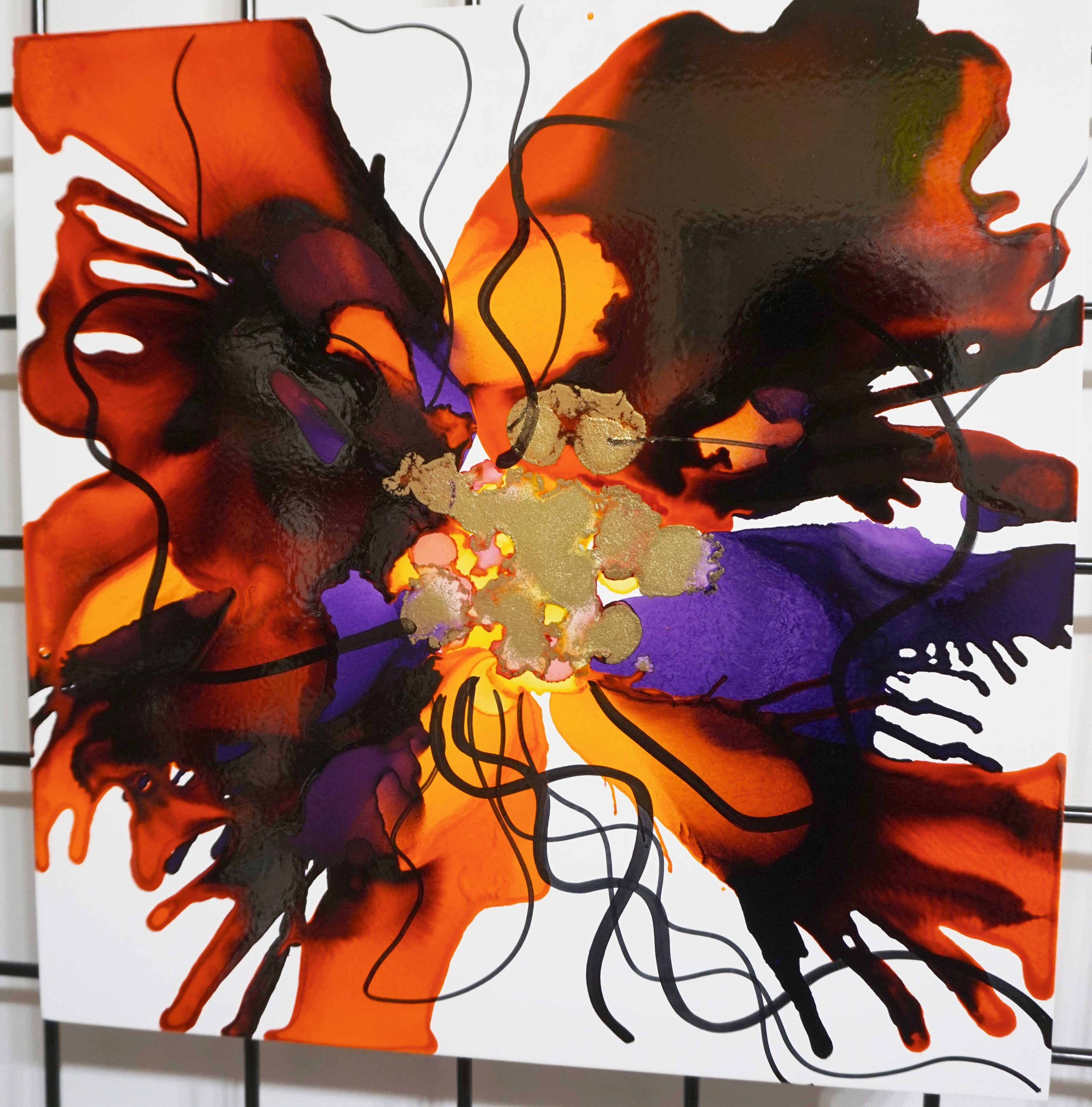 Floral Series – B4 - Framed 16x16"