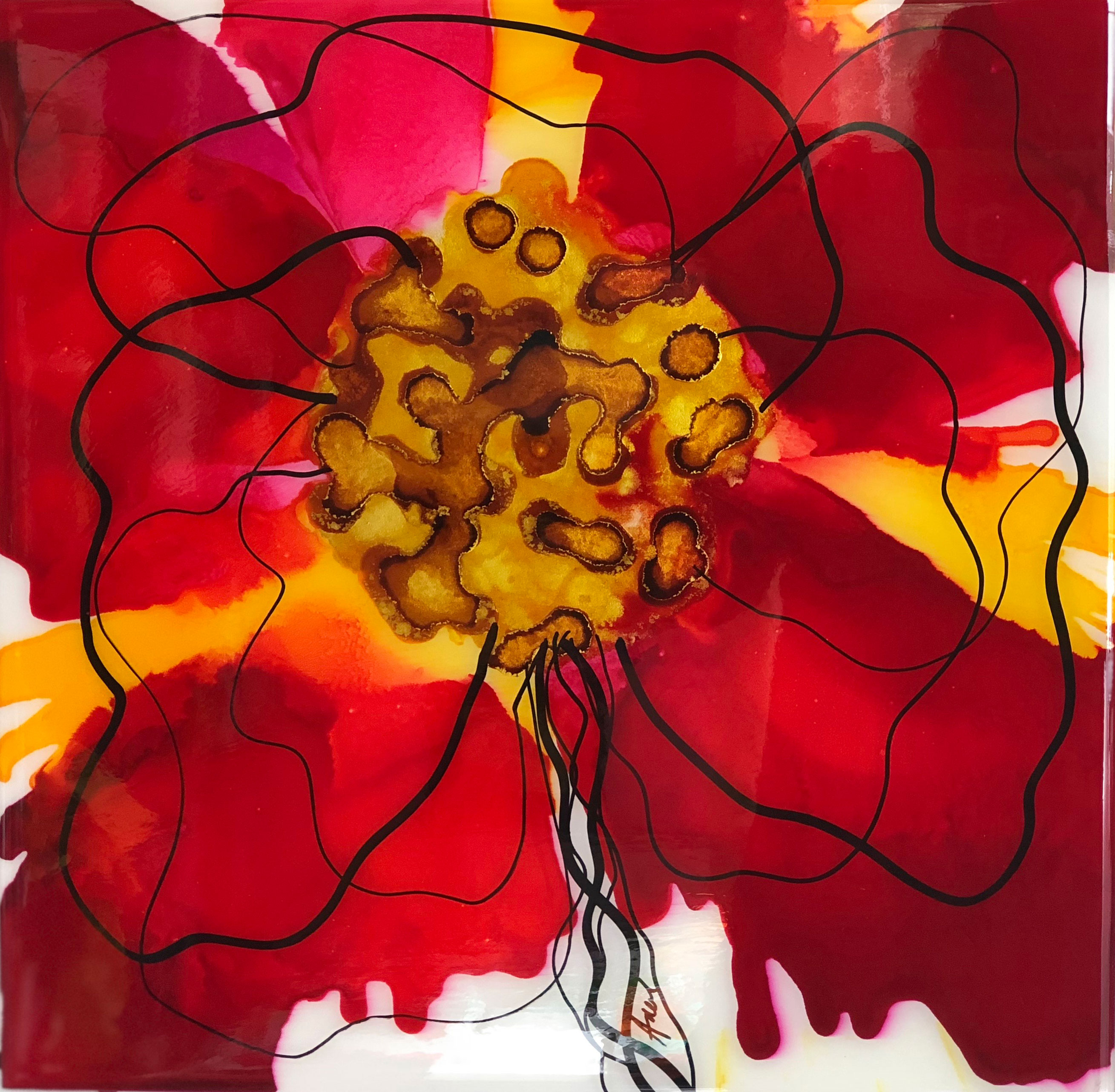 Floral Series – B1 - Framed
