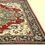 Thumbnail: This Persian rug features Serapi design with medallion motif in green, rust, gold, blue and ivory colors.