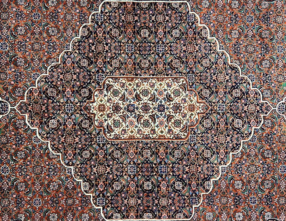 Thumbnail: This Persian rug features a stunning medallion design that adds elegance and sophistication to any room.