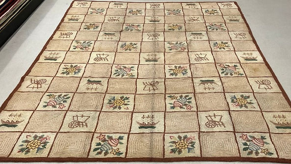 10' x 12' Chinese Rug Mosaic design