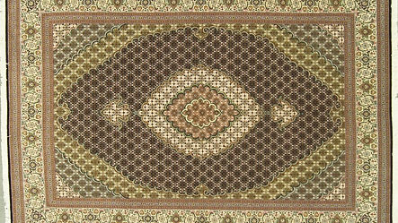 6' x 9' Persian Tabriz Rug