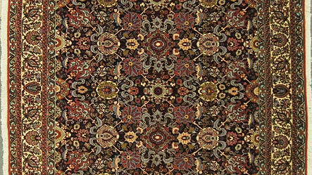 6' x 6' Persian Bijar Rug