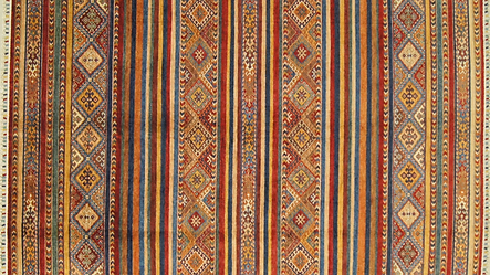 8' x 10' Afghan Rug Tribal Design