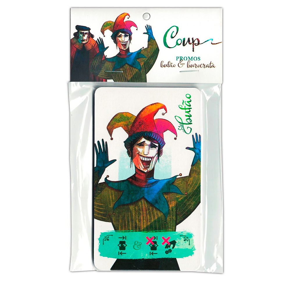 Miniatura: Coup: Bufão e Burocrata (Cartas Promo)