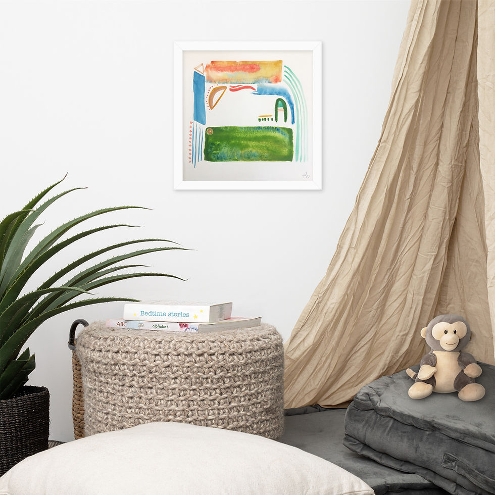 Thumbnail: "Spring Fling" Framed Art Print