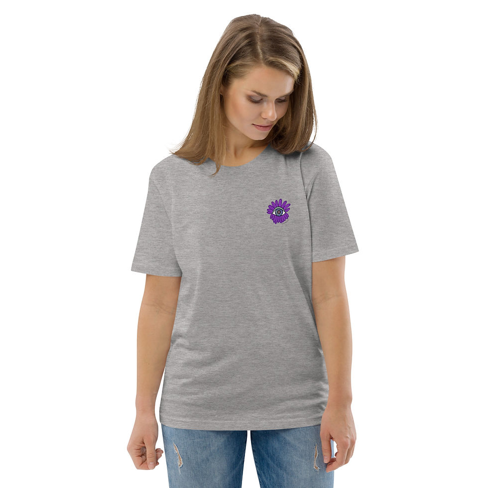 Thumbnail: Flower Eye Unisex organic cotton t-shirt