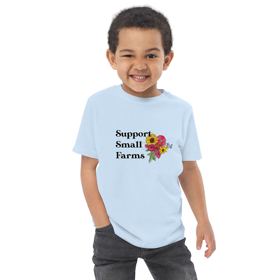 Thumbnail: Support Small Farms Toddler jersey t-shirt