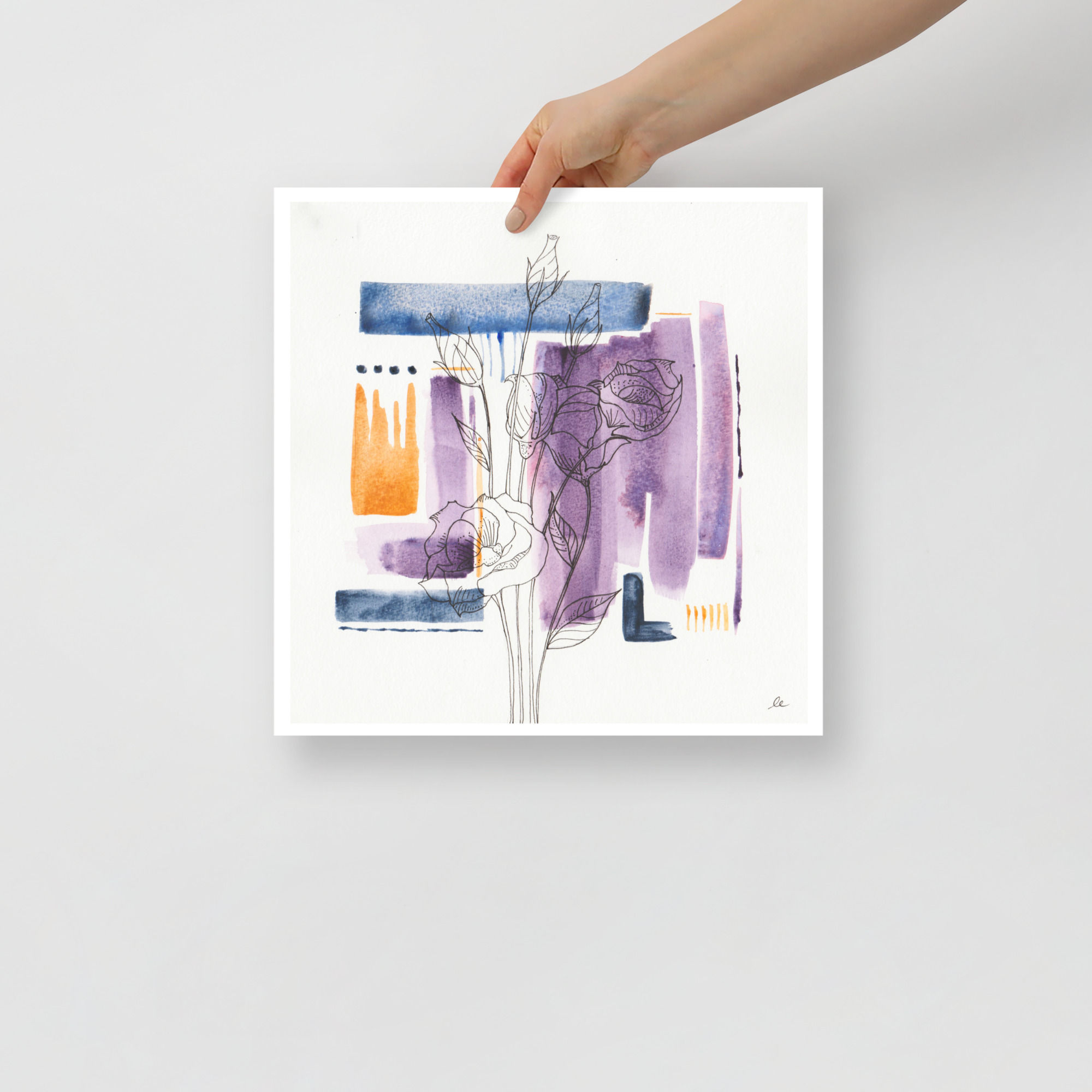 "Lisianthus" Art Print