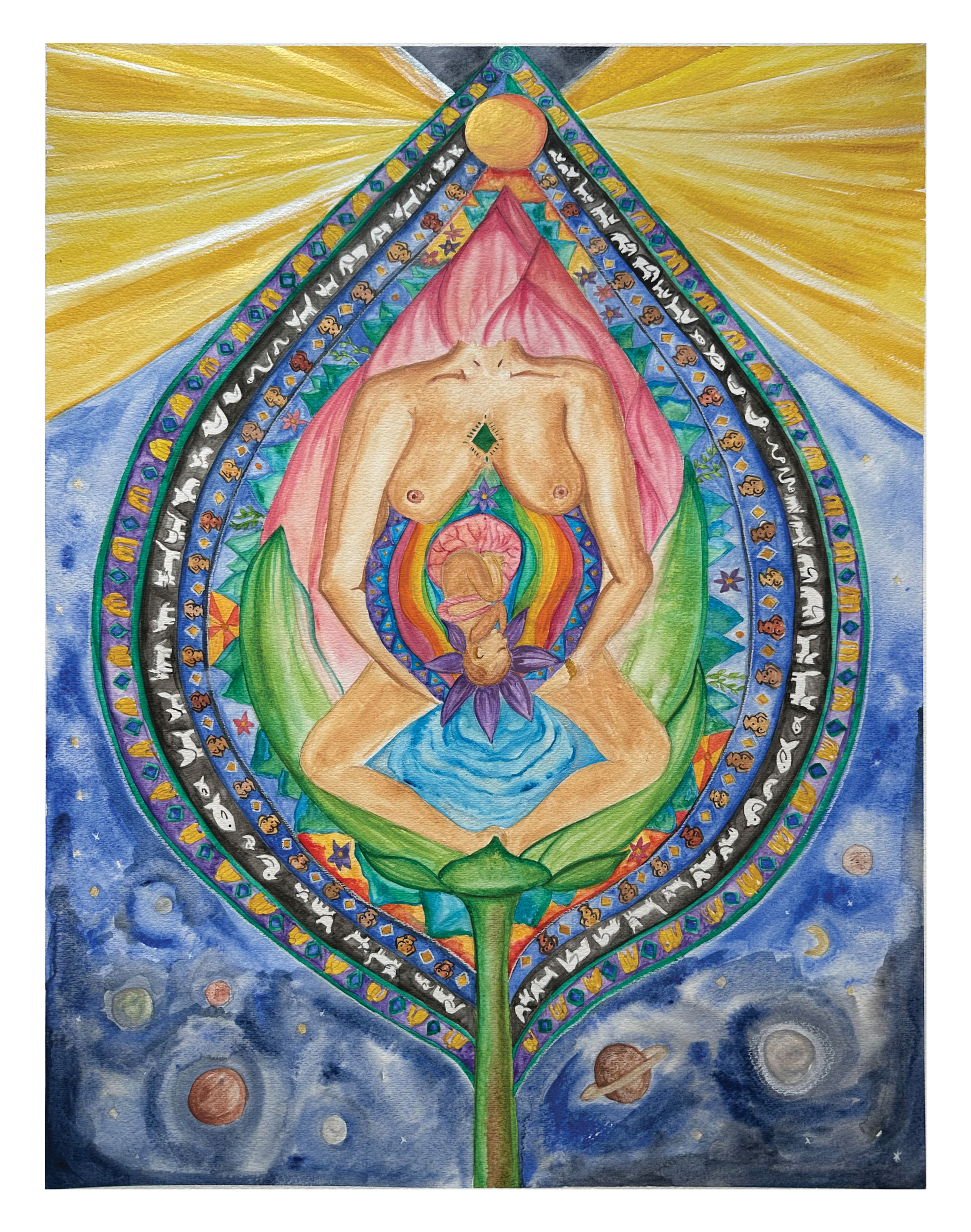 "Birth Plan" Original art
