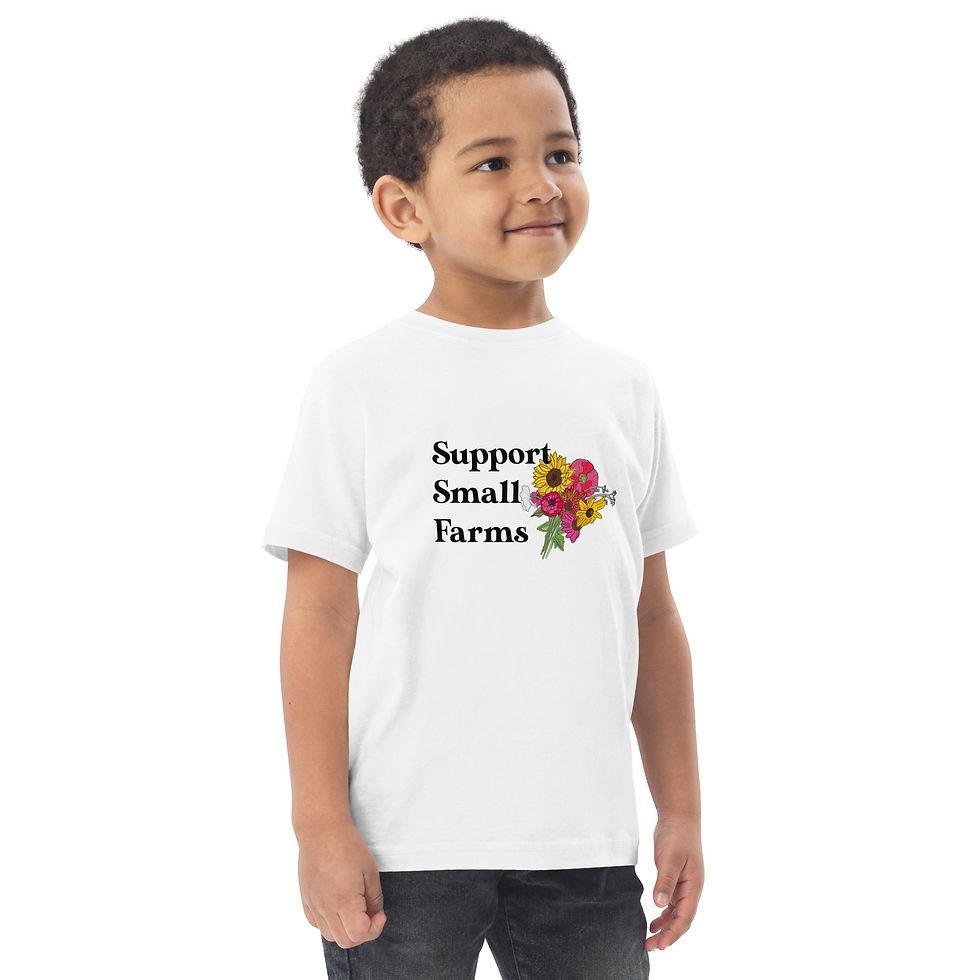 Thumbnail: Support Small Farms Toddler jersey t-shirt