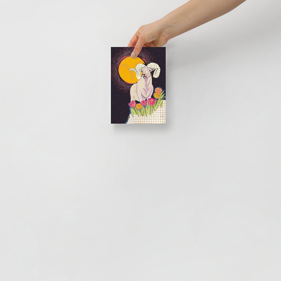 Thumbnail: Aries Illustration Print