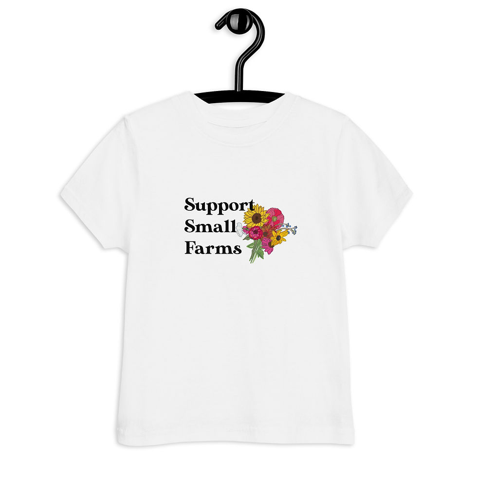 Thumbnail: Support Small Farms Toddler jersey t-shirt