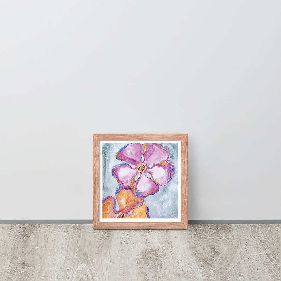 Thumbnail: "Blooming II" Framed Art Print