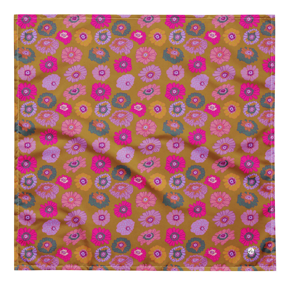 Thumbnail: Zinnias' World II Bandana