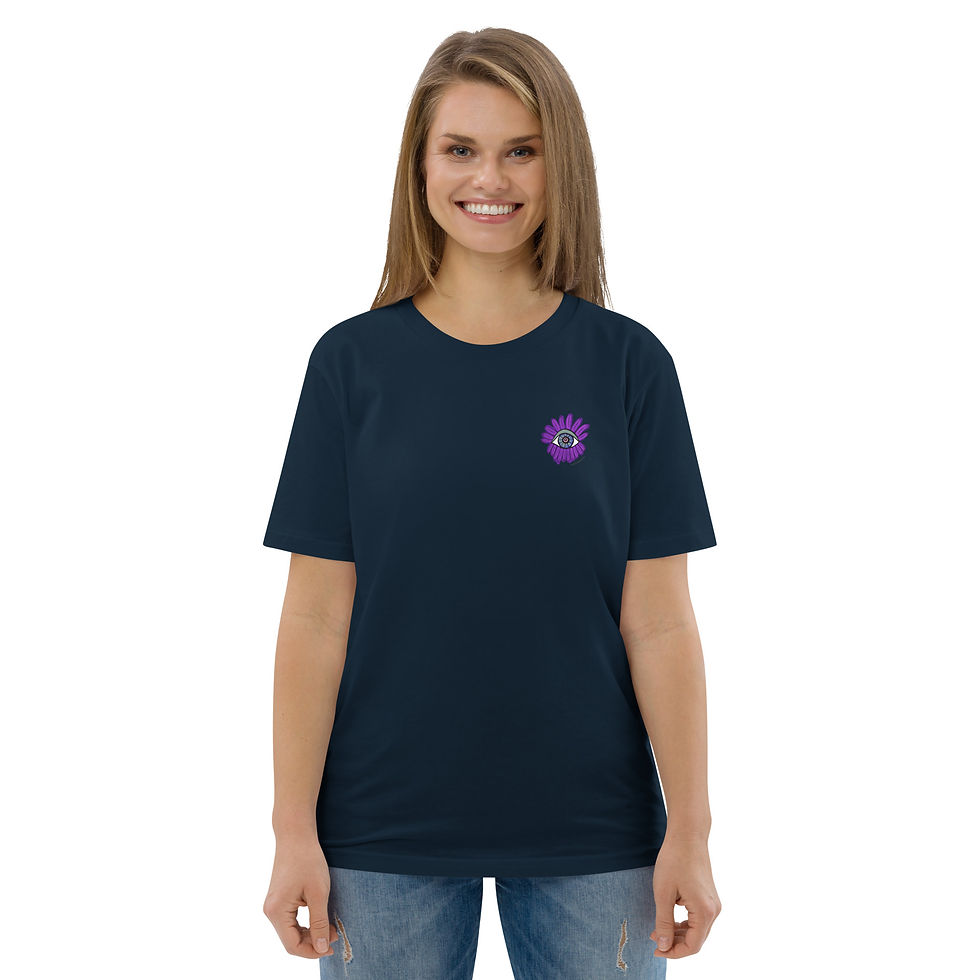 Thumbnail: Flower Eye Unisex organic cotton t-shirt