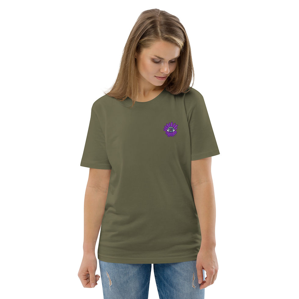 Thumbnail: Flower Eye Unisex organic cotton t-shirt