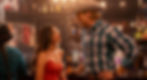 Miranda Cosgrove as Dawn and Pierson Fodé as Trey stand at a bar in 'The Wrong Paris'