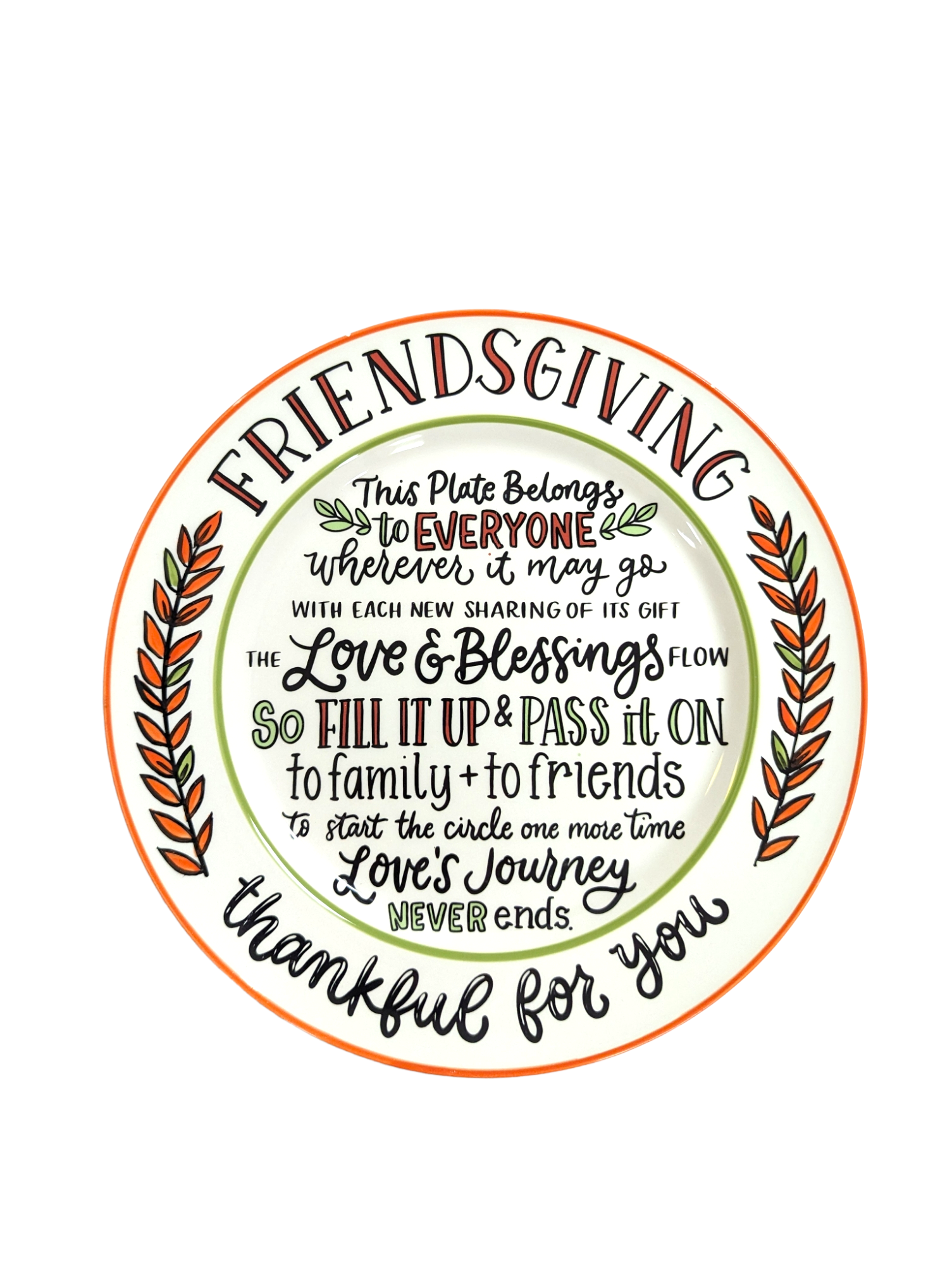 Friendsgiving Plate