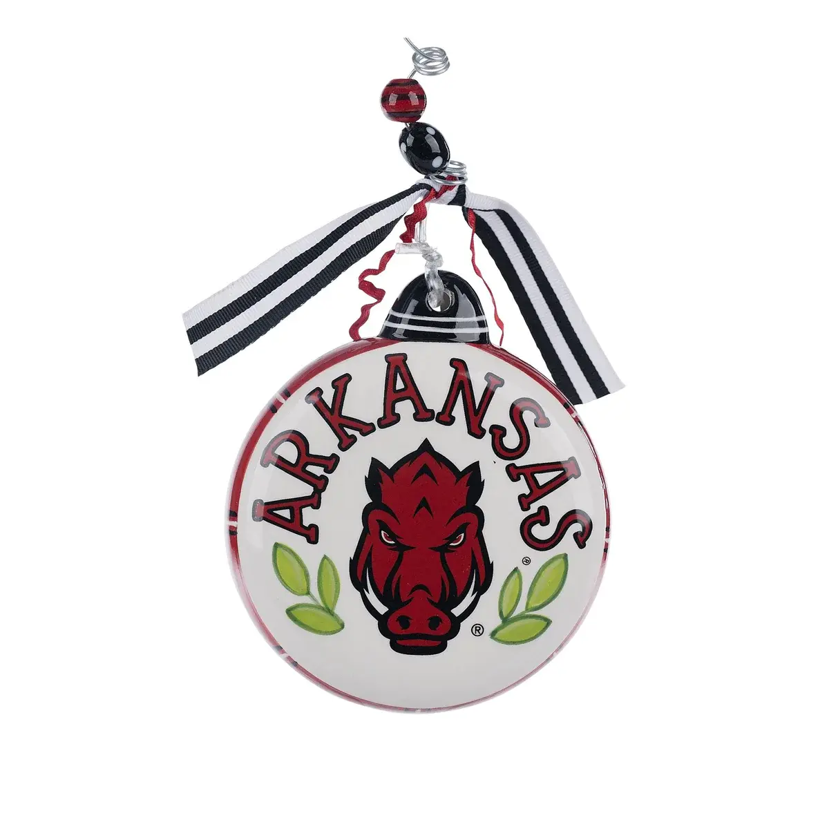 Arkansas Puff Ornament