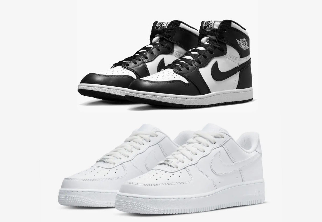 Air Jordan 1 Panda X Air Force 1 Combo
