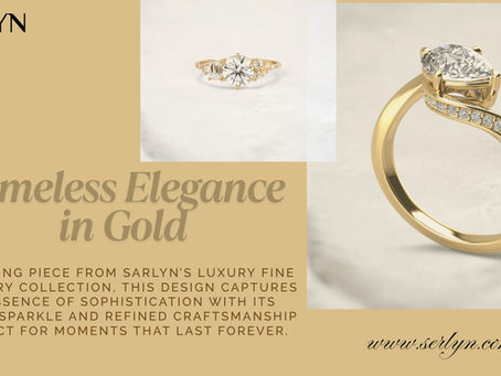 Experience Timeless Style with Sarlyn: Gold Wedding Rings and Moissanite Diamond Rings for Women