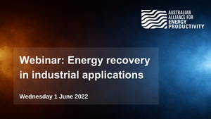 WATCH: Energy recovery in industrial applications