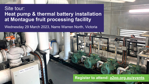 Site tour: Heat pump & thermal battery installation at Montague fruit processing facility