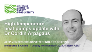 EVENT | 19 November: High-temperature heat pumps update with Dr Cordin Arpagaus + networking drinks 