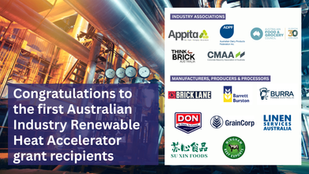 Grants awarded to support Australian industry's move to renewable heat