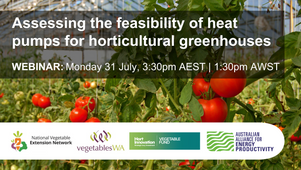Recording: Assessing the feasibility of heat pumps for horticultural greenhouses