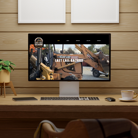 Last Call Backhoe Website