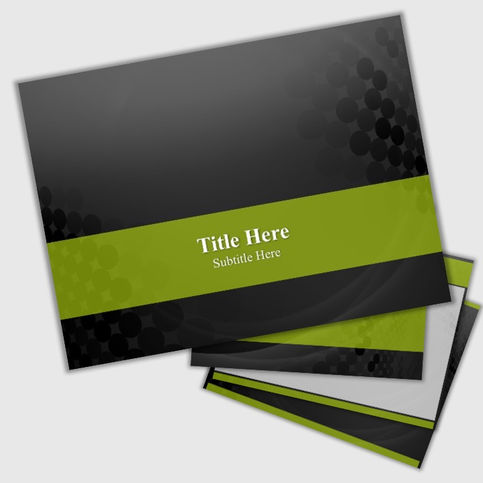 Generic Dotted Waves PPT Template**