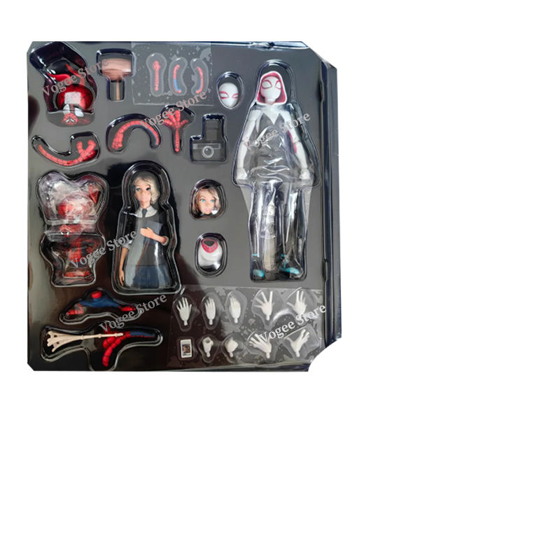 Thumbnail: Sentinel Sv Action Miles Morales Gwen Stacy Figure Spiderman Model Spider-man In