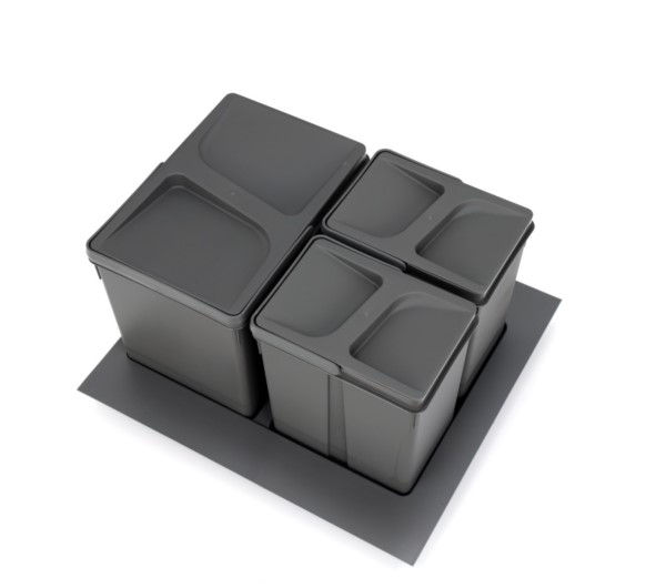 Miniatura: Segregator na odpady 500 2x7+1x15l Unico HAFELE