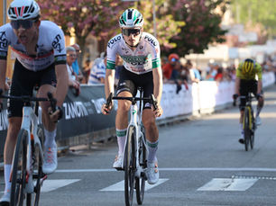 Tommaso Quaglia in azzurro al Tour of The Alps