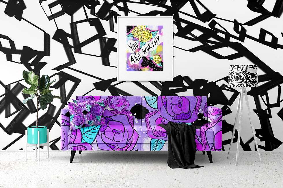 Thumbnail: You Are Worthy Art Print