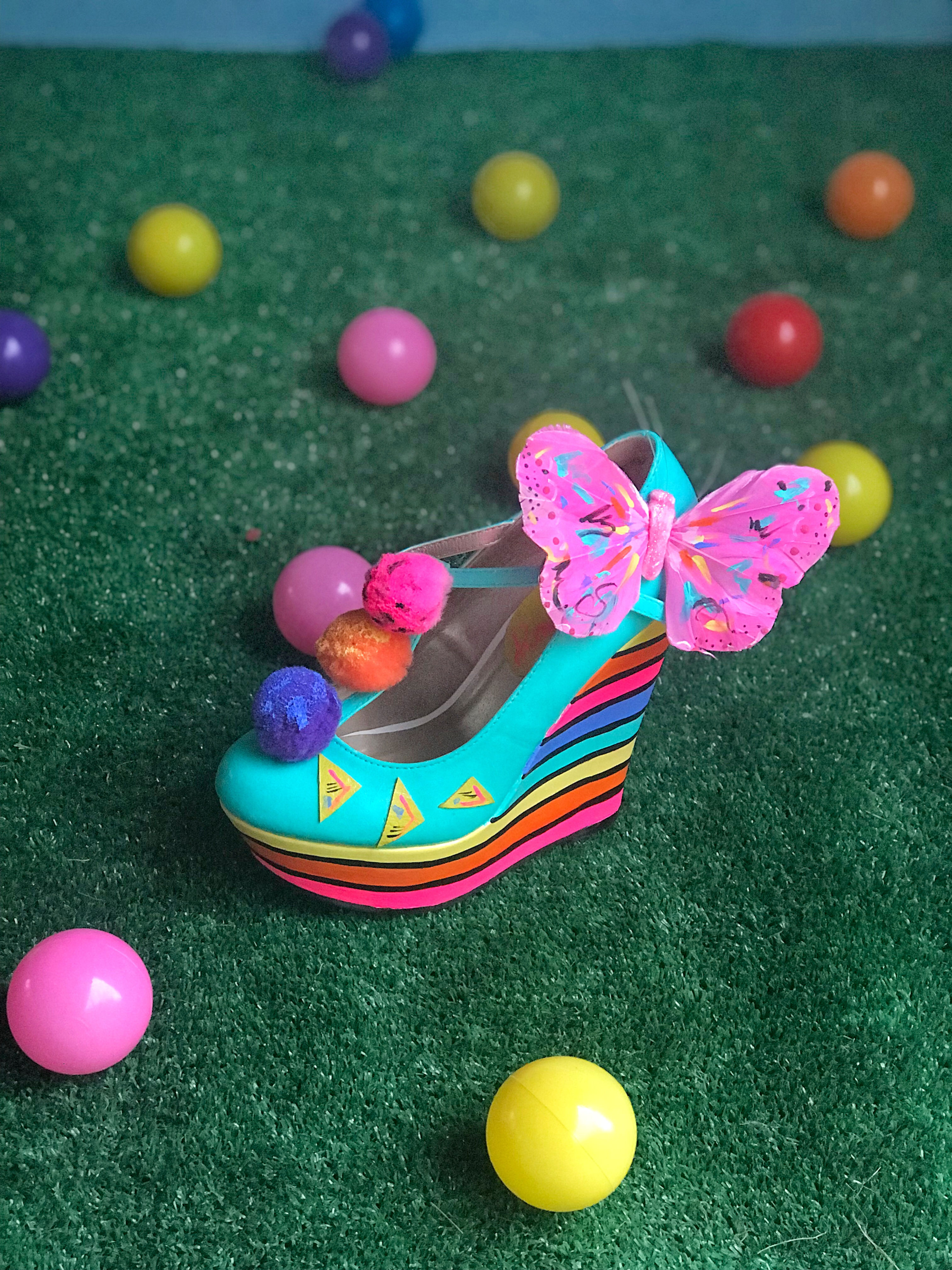 LIMITED EDITION "Fly Rainbow" Artisan Wedges