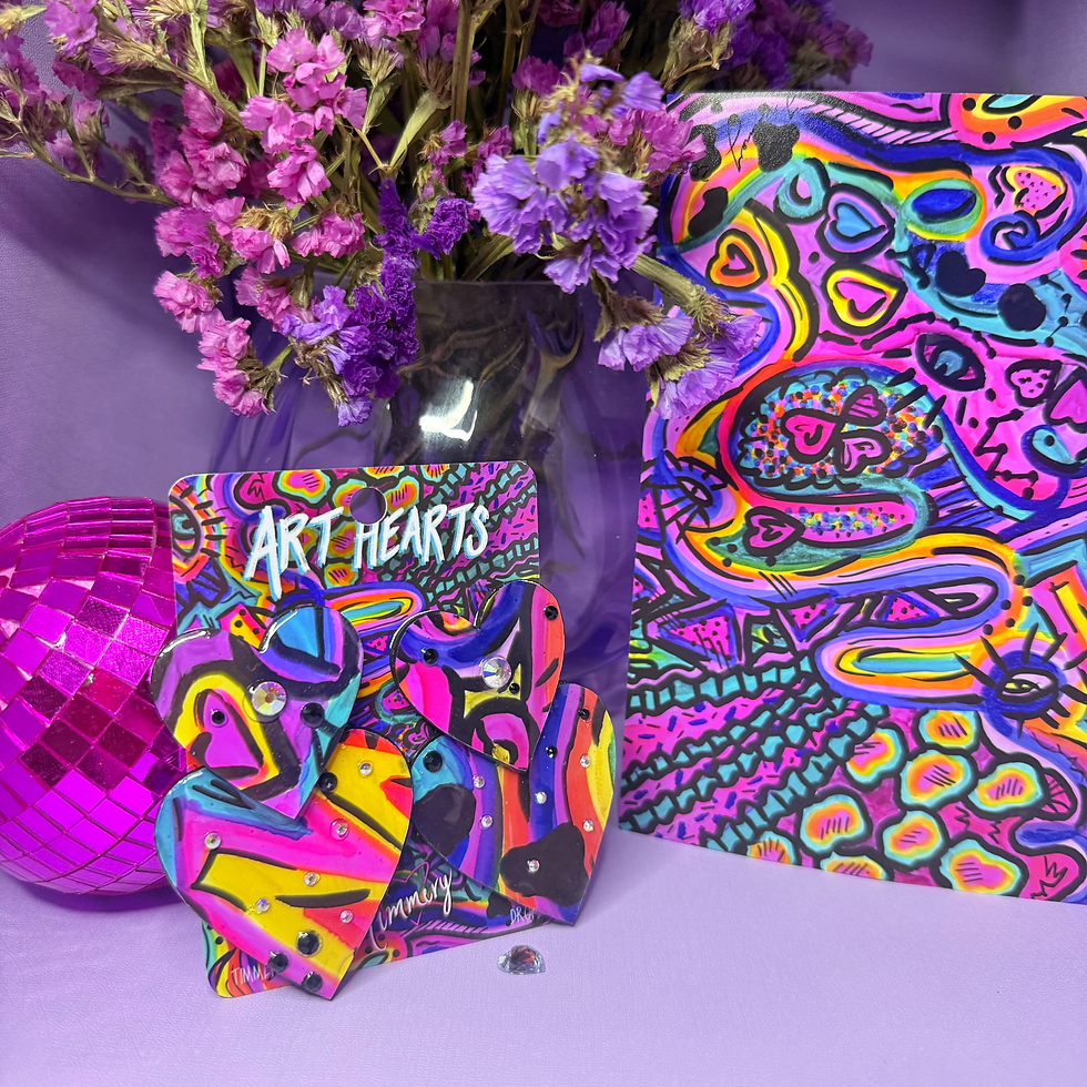 Thumbnail: Pop Rebel Art Hearts — Drop 2, Style 03