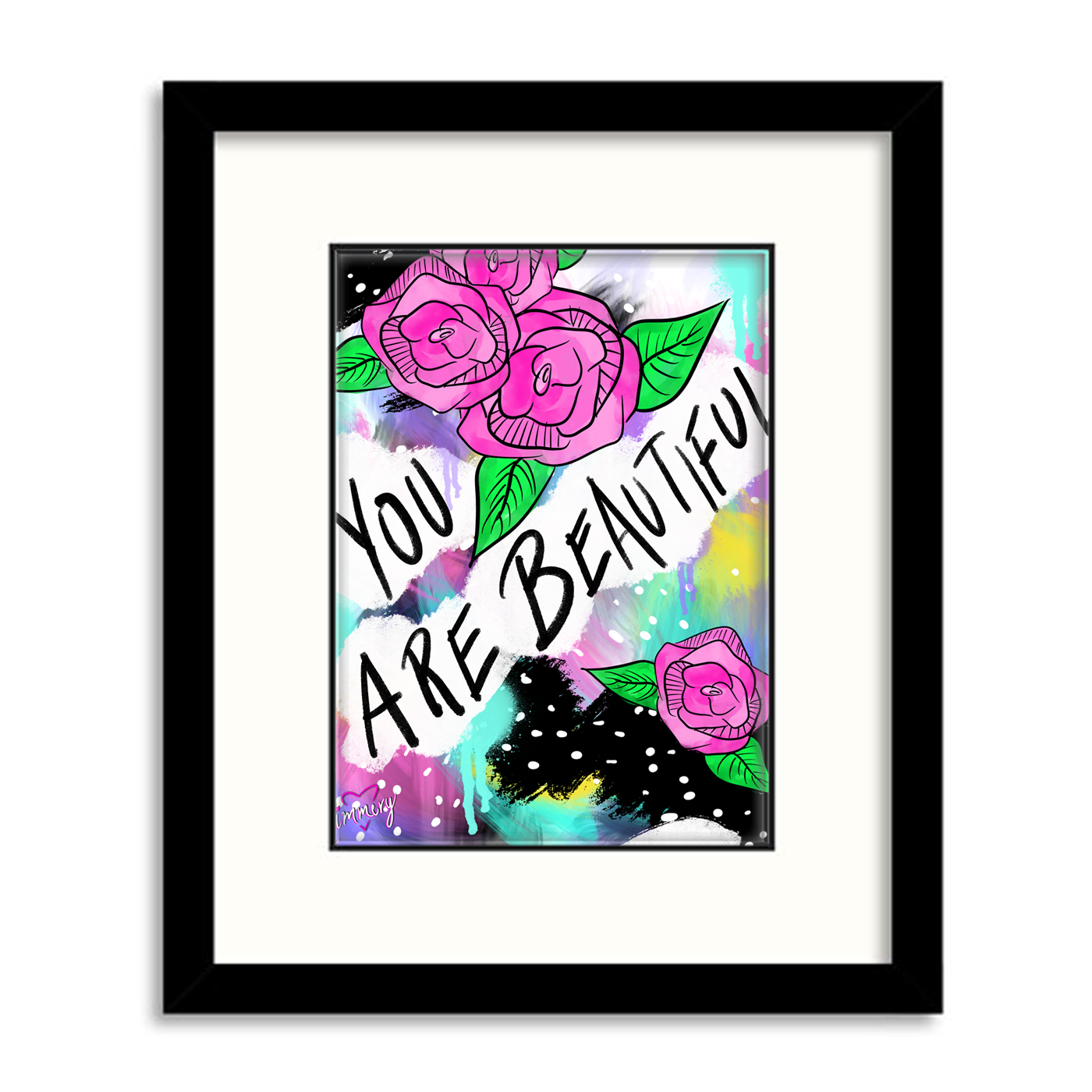 You Are Beautiful Art Print
