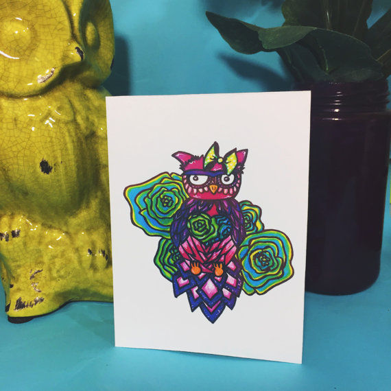 Thumbnail: Pretty Pretty Owl Note Card Set