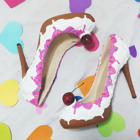 ice cream high heels