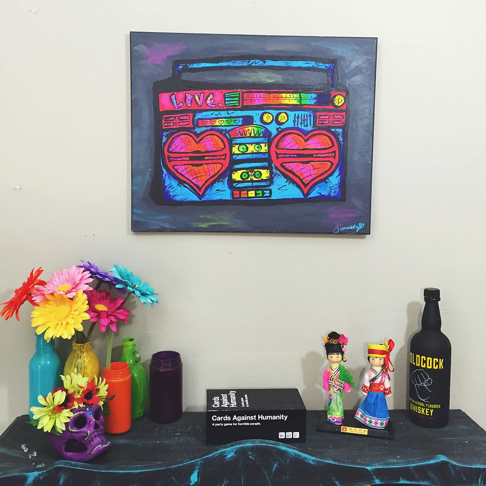 Thumbnail: "Love Box" - Original Hand Painted Artwork