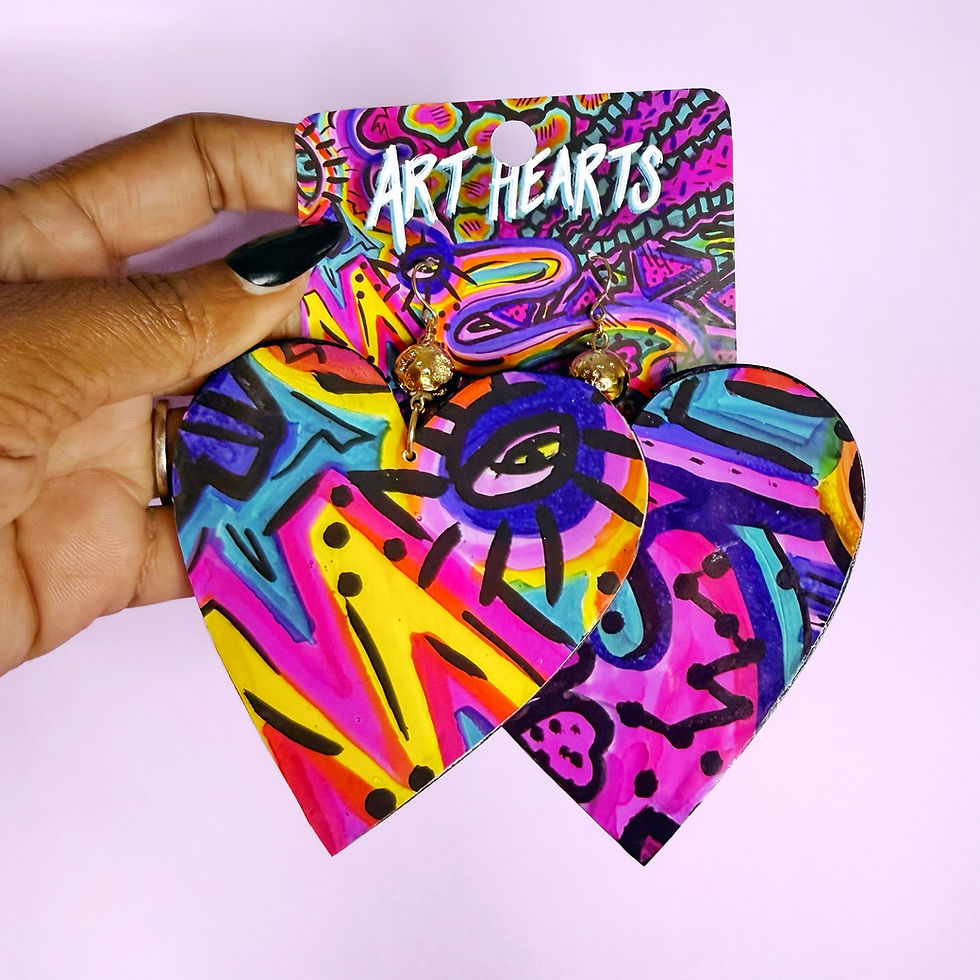 Thumbnail: Pop Rebel Art Hearts — Drop 2, Style 05